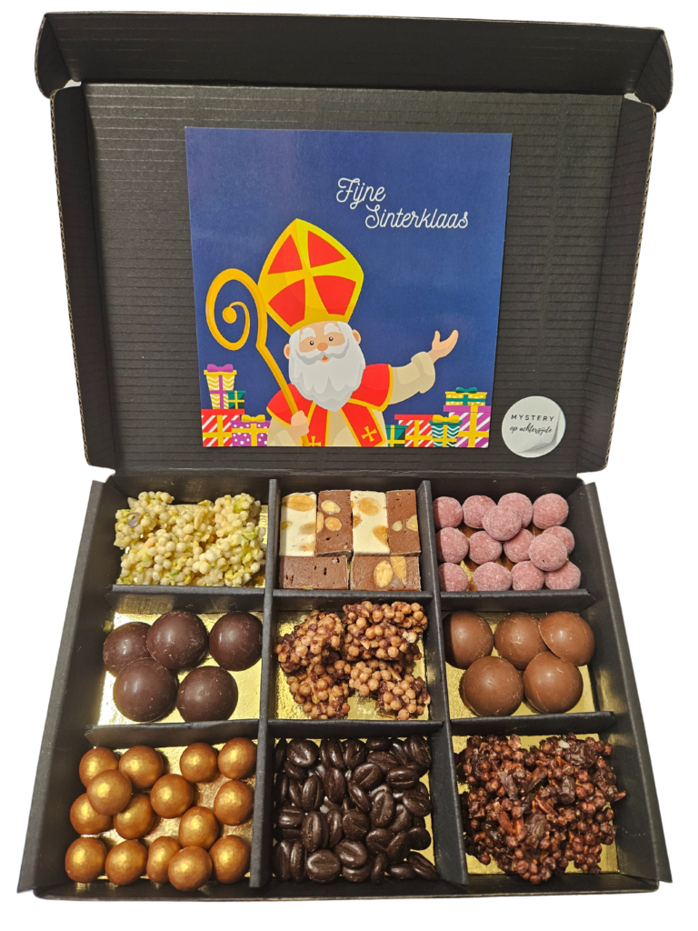 Belgisch Chocolade Proeverij Pakket Fijne Sinterklaas Mystery Cards